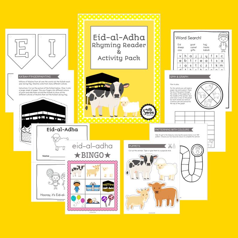 Eid-al-Adha Activity Pack  Arabic Playground